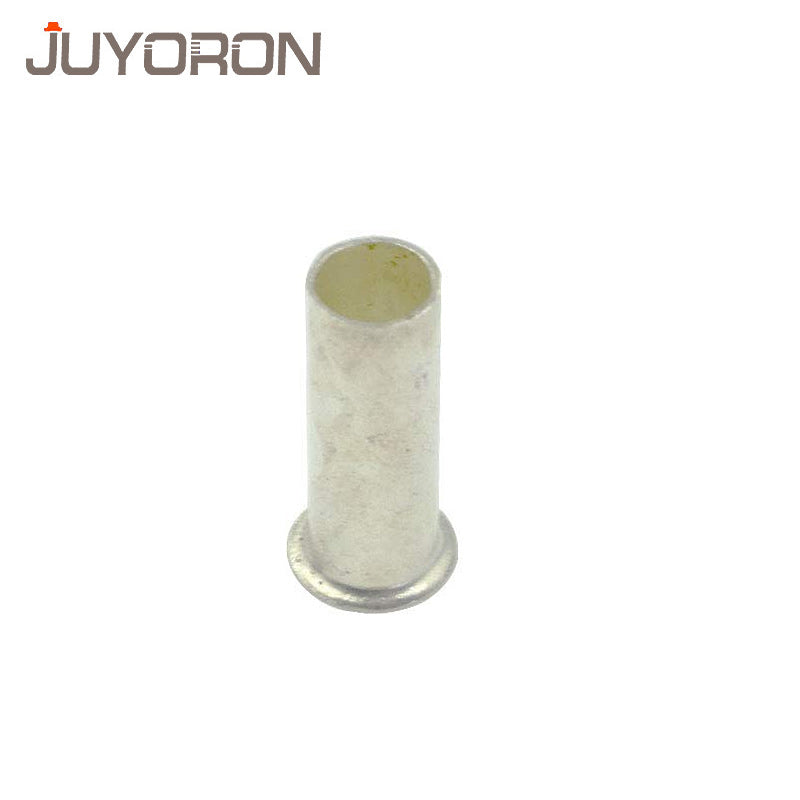 Copper Crimp Ferrules EN Series, Non-Insulated Wire Connector Terminals, Bare Tinned Electrical Cable Ends