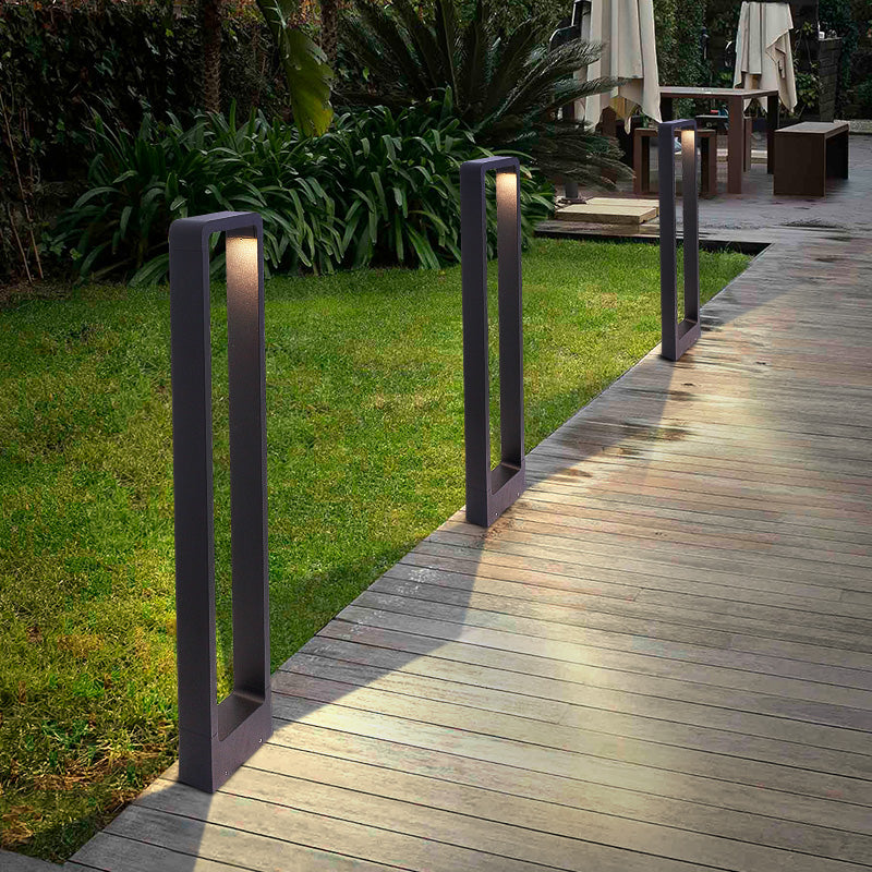 LED Garden Lights Lawn Lamp IP65 Waterproof 7W Modern Aluminum Pillar Light for Outdoor Courtyard & Villa Landscape