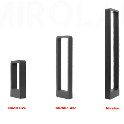 LED Garden Lights Lawn Lamp IP65 Waterproof 7W Modern Aluminum Pillar Light for Outdoor Courtyard & Villa Landscape