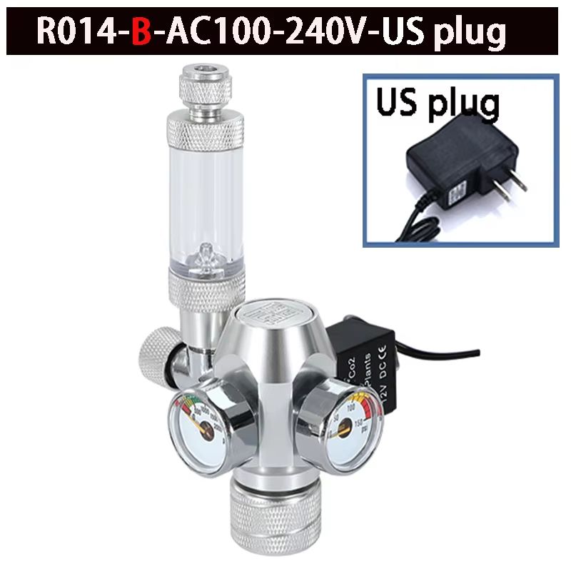 DIY Aquarium CO2 Regulator Kit With Electromagnetic Valve  Bubble Counter  Precise CO2 Control For  11