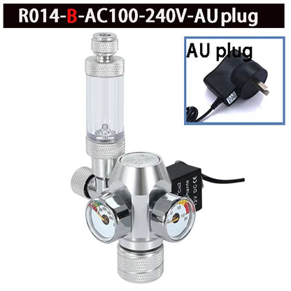 DIY Aquarium CO2 Regulator Kit With Electromagnetic Valve  Bubble Counter  Precise CO2 Control For  13