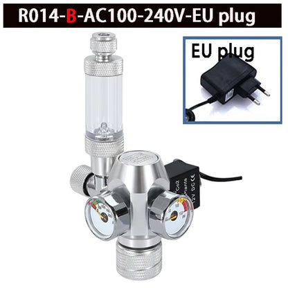 DIY Aquarium CO2 Regulator Kit With Electromagnetic Valve  Bubble Counter  Precise CO2 Control For  10