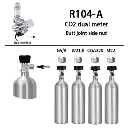 DIY Aquarium CO2 Regulator Kit With Electromagnetic Valve  Bubble Counter  Precise CO2 Control For  3
