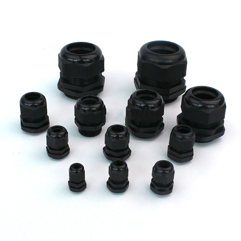Waterproof Nylon Cable Gland Connector Joint, Cable Entry Fitting for Electrical Boxes, Panels, and Junction Enclosure