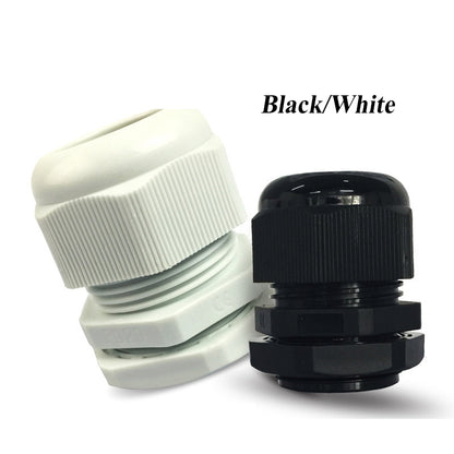 Waterproof Nylon Cable Gland Connector Joint, Cable Entry Fitting for Electrical Boxes, Panels, and Junction Enclosure