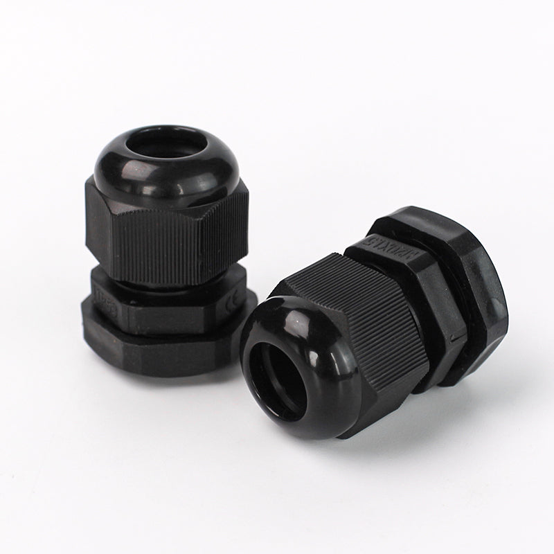 Waterproof Nylon Cable Gland Connector Joint, Cable Entry Fitting for Electrical Boxes, Panels, and Junction Enclosure