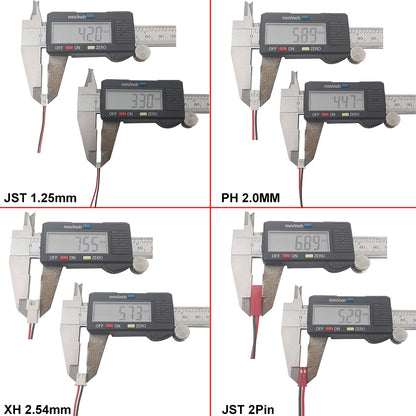 Mini JST 2 Pin Plug Jack Connector Cable Set, Male Female Electronic JST