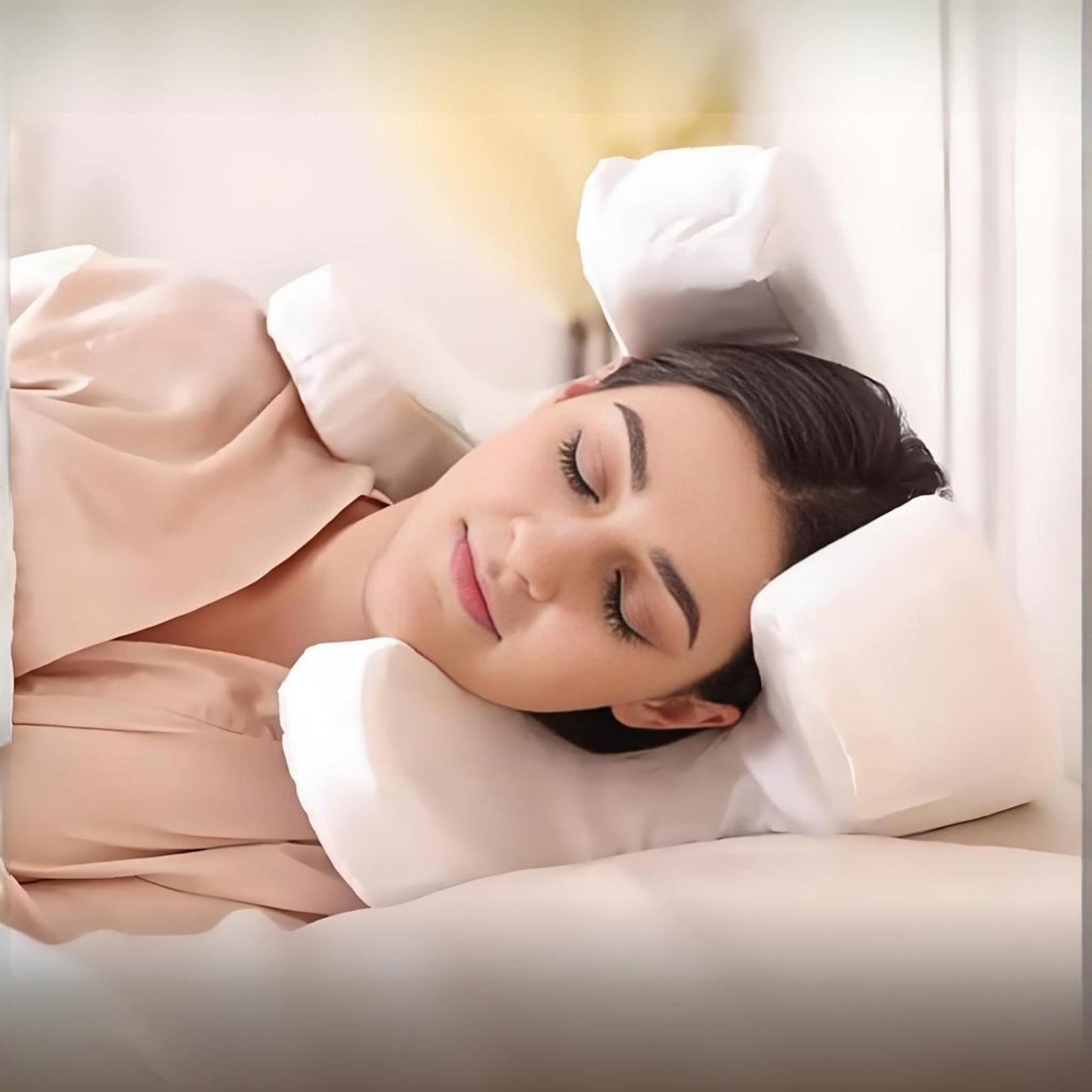 Memory Foam Face Relaxed Wrinkle Prevention Pillow for Beauty Sleep, Anti Aging Anti Wrinkle Beauty Bed Pillow