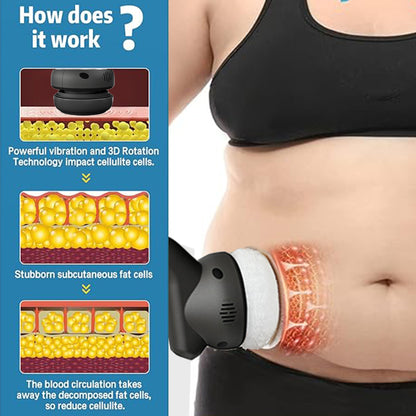 High Power Fascia Gun For Muscle Vibration Massage And Anti Cellulite Fat Burner Body Slimming Mass 1