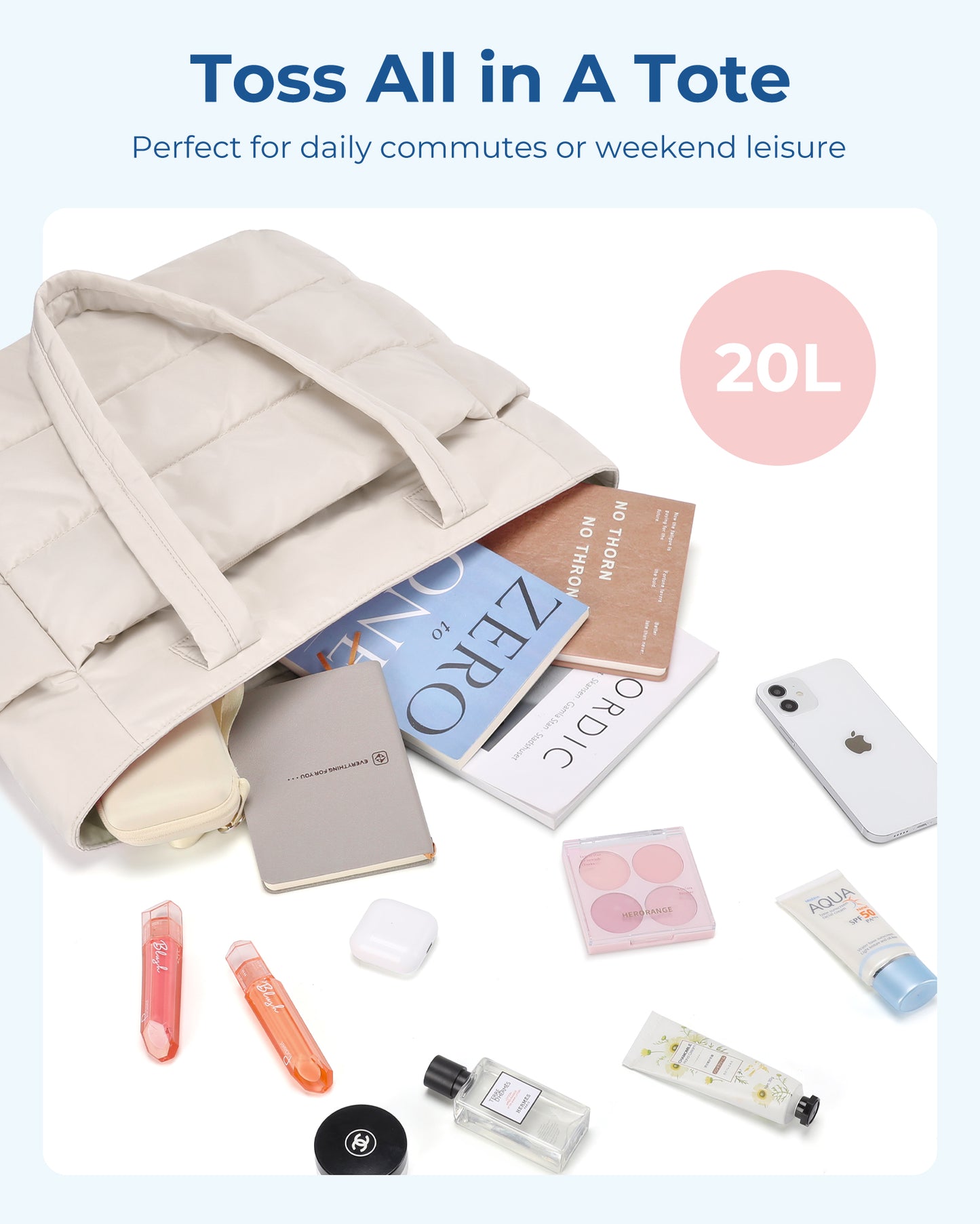 Spacious Women's Bag Large Capacity Solid Color Tote Bag, Versatile Handbag for Commuter, Work, Student, Class, Shopping