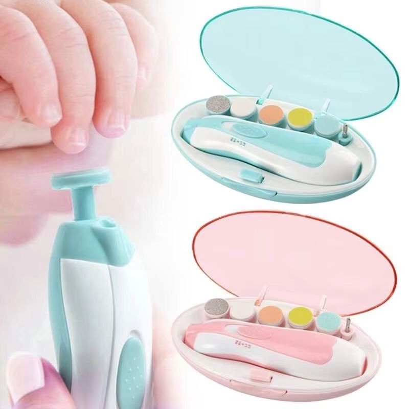 GentleTouch Baby Nail Trimmer  Safe Electric Nail Polisher  Infant Manicure Tool Set 3