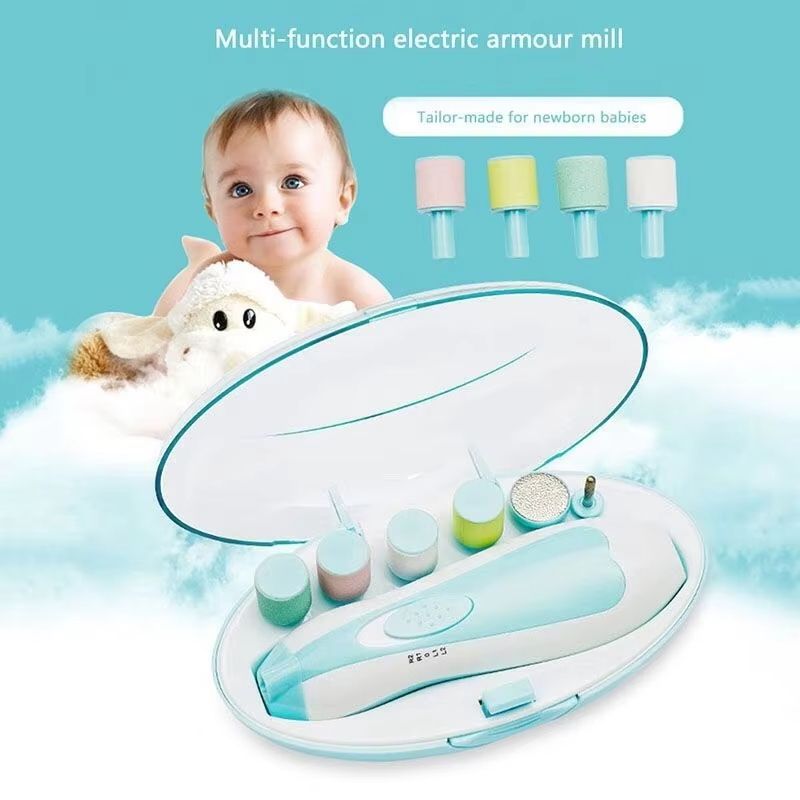 GentleTouch Baby Nail Trimmer  Safe Electric Nail Polisher  Infant Manicure Tool Set 4