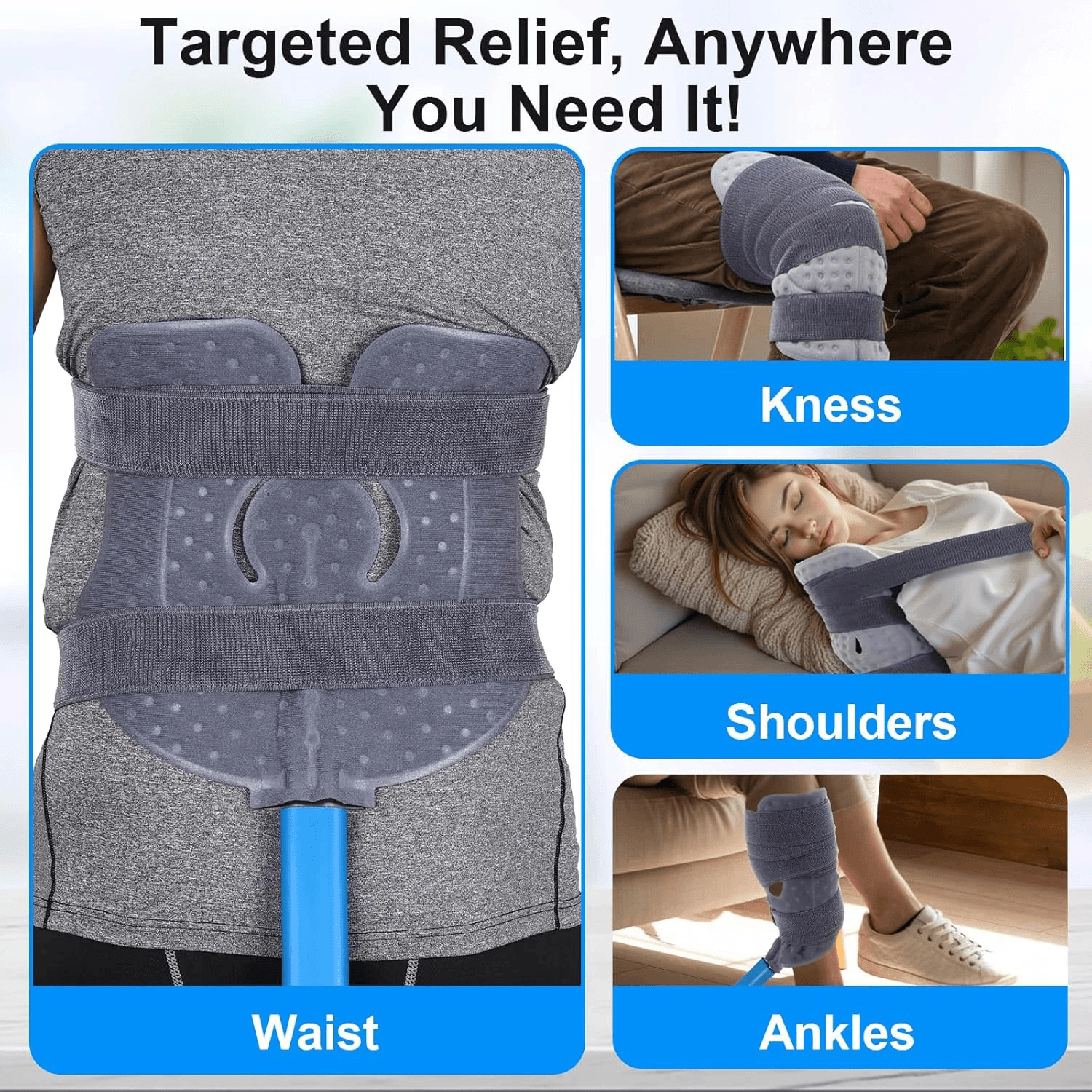 Cold Therapy Recovery System With Adjustable Freeze Wrap For Injury And PostSurgery Relief 5
