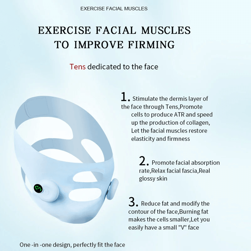 EMS Microcurrent Face Lifting Device For Skin Tightening And Wrinkle Reduction 1