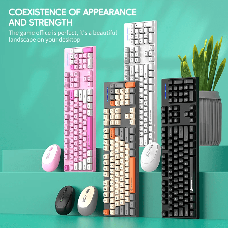 Wireless Keyboard And Mouse Combo With Numpad For Home Office And Gaming 2