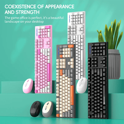 Wireless Keyboard And Mouse Combo With Numpad For Home Office And Gaming 2