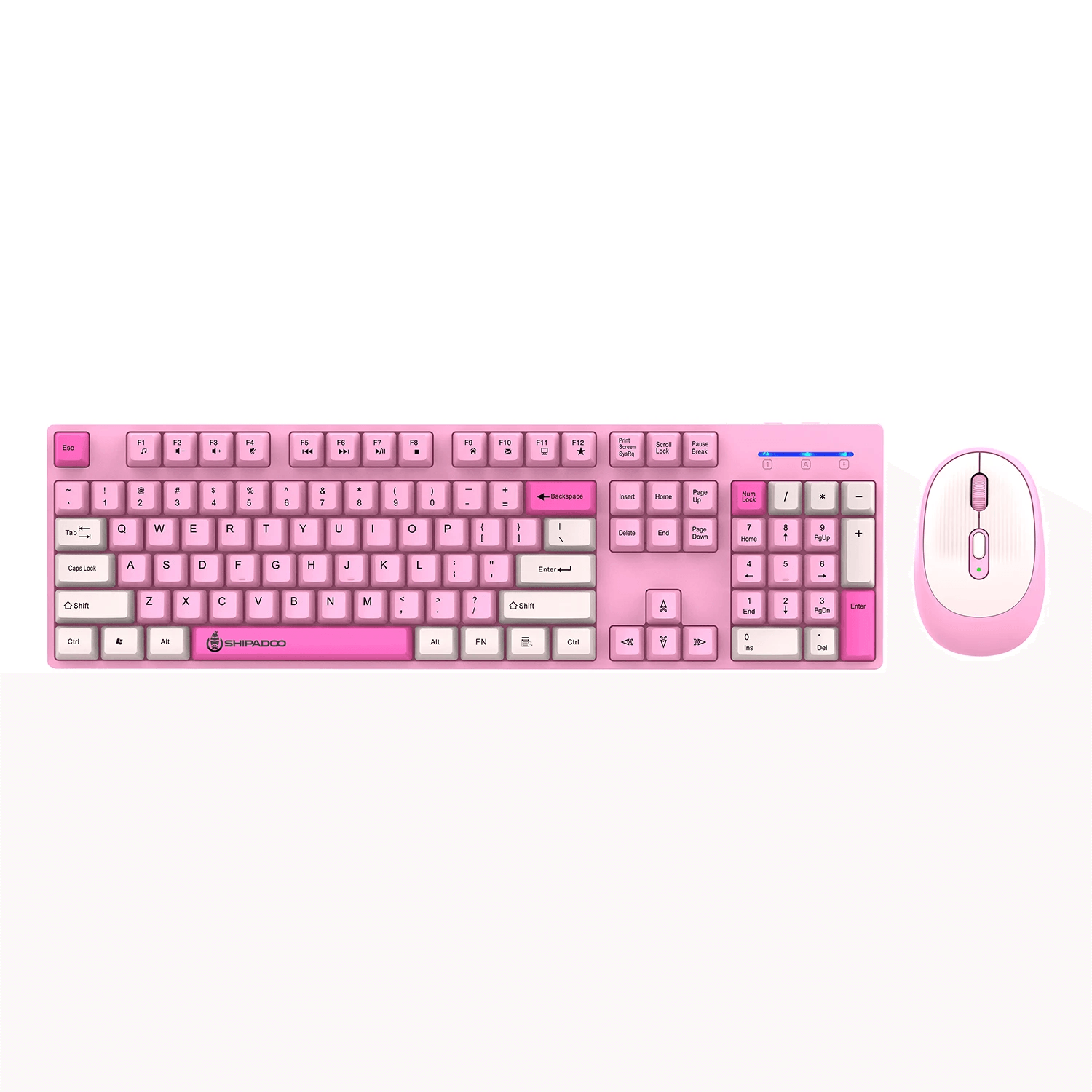 Wireless Keyboard And Mouse Combo With Numpad For Home Office And Gaming 7