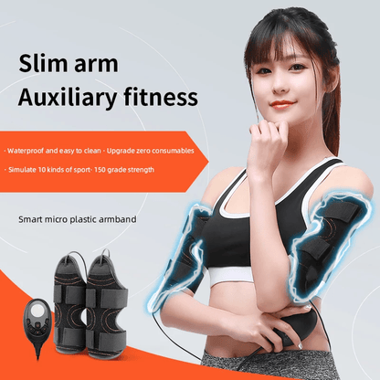 EMS Muscle Toning Belt with Arm and Waist Trainers for Workout Recovery and Slimming