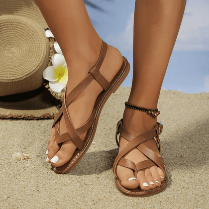 Womens Casual ClipOn Flat Sandals For Daily Comfort 5