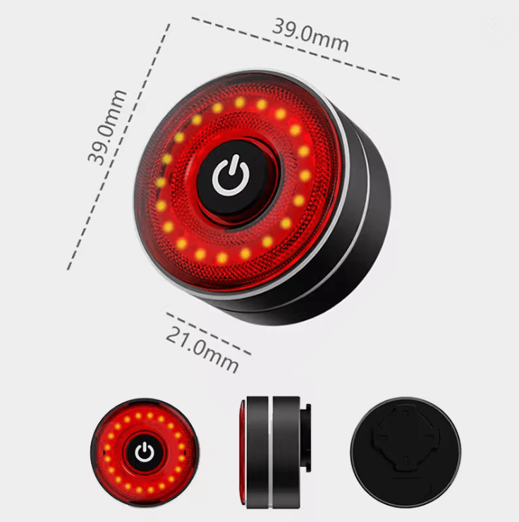 BUCKLOS Smart Brake Sensor Rechargeable Bike Taillight 1