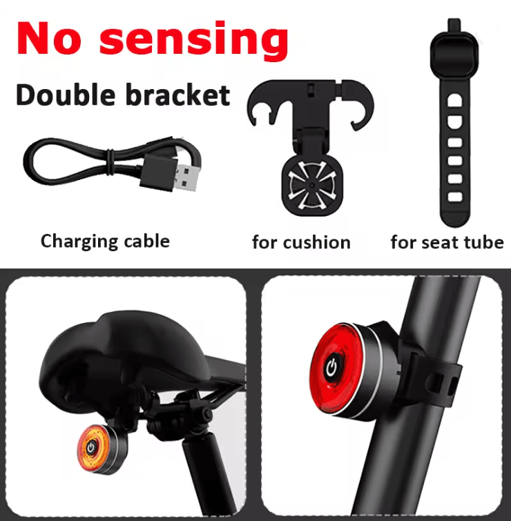 BUCKLOS Smart Brake Sensor Rechargeable Bike Taillight 3