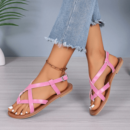 Womens Casual ClipOn Flat Sandals For Daily Comfort 7