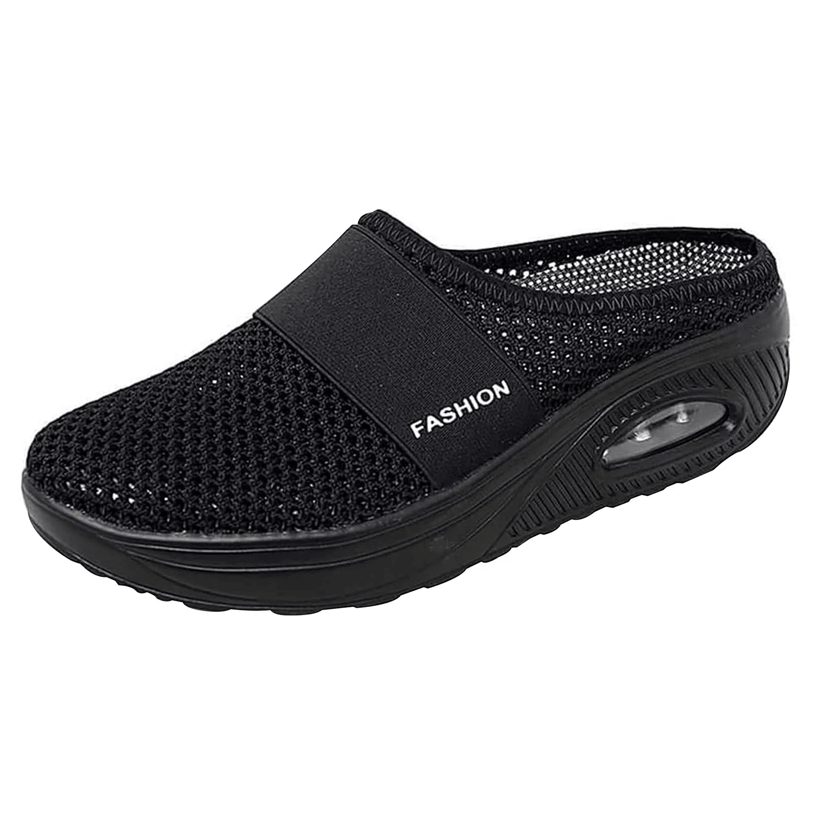 Womens SlipOn Mesh Walking Sandals With Arch Support And Soft Sole 4