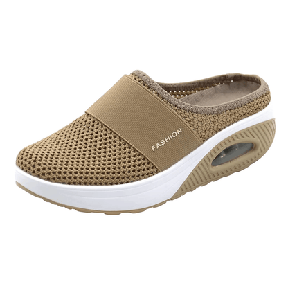 Womens SlipOn Mesh Walking Sandals With Arch Support And Soft Sole 5