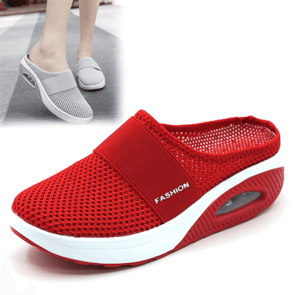 Womens SlipOn Mesh Walking Sandals With Arch Support And Soft Sole 11