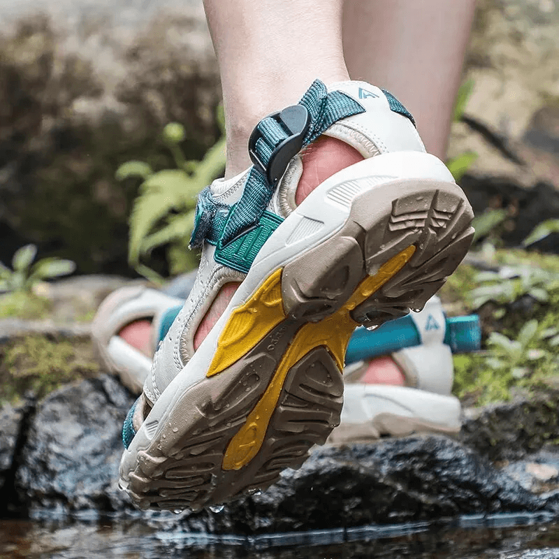 Womens Outdoor Hiking Sandals With Breathable Mesh And Aqua Grip Sole 2