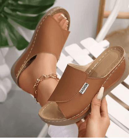SunWave Comfortable Wedge Slippers For Women 4
