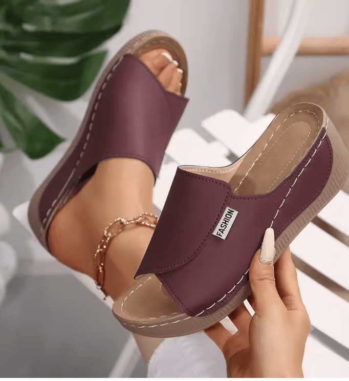 SunWave Comfortable Wedge Slippers For Women 5