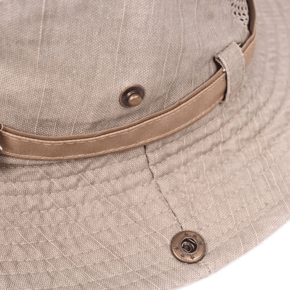 Mens Breathable Outdoor Mesh Bucket Hat For Summer Hiking And Sun Protection 4