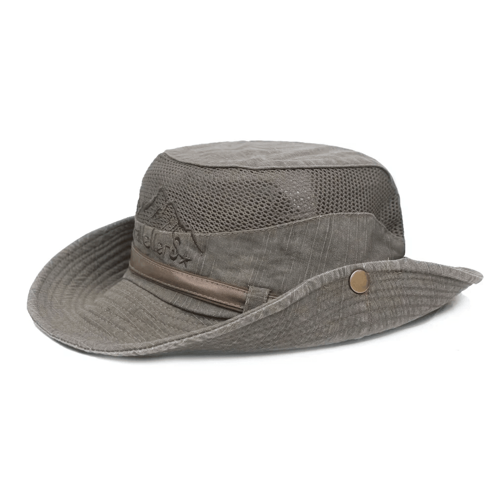 Mens Breathable Outdoor Mesh Bucket Hat For Summer Hiking And Sun Protection 8