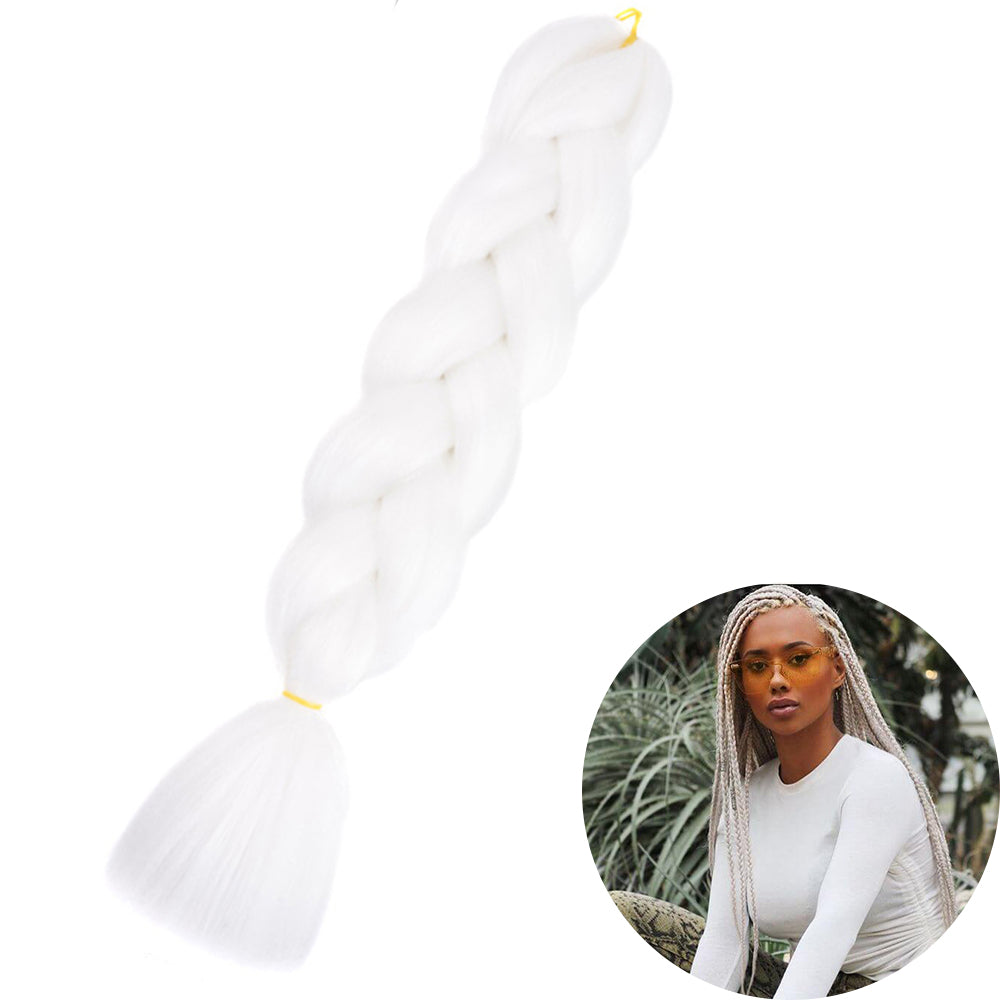 Jumbo Braid Hair Extensions, Ombre Kanekalon Synthetic Yaki Braids for Women, DIY Braiding Hair in Multiple Colors