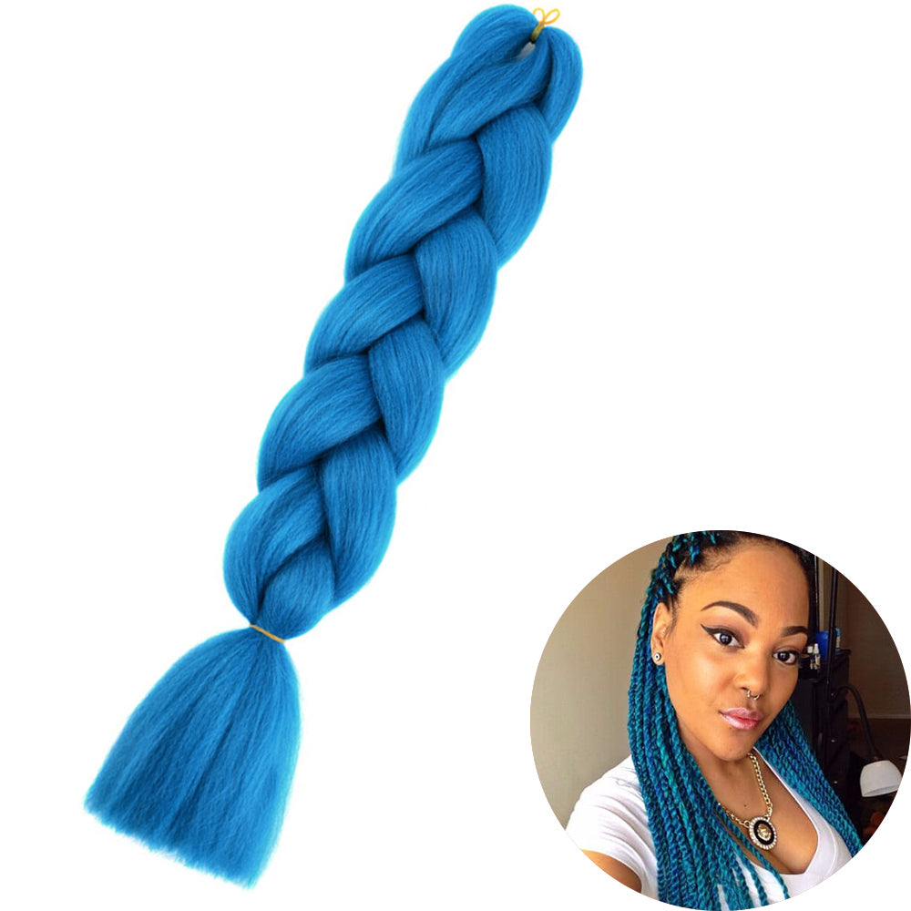 Jumbo Braid Hair Extensions, Ombre Kanekalon Synthetic Yaki Braids for Women, DIY Braiding Hair in Multiple Colors