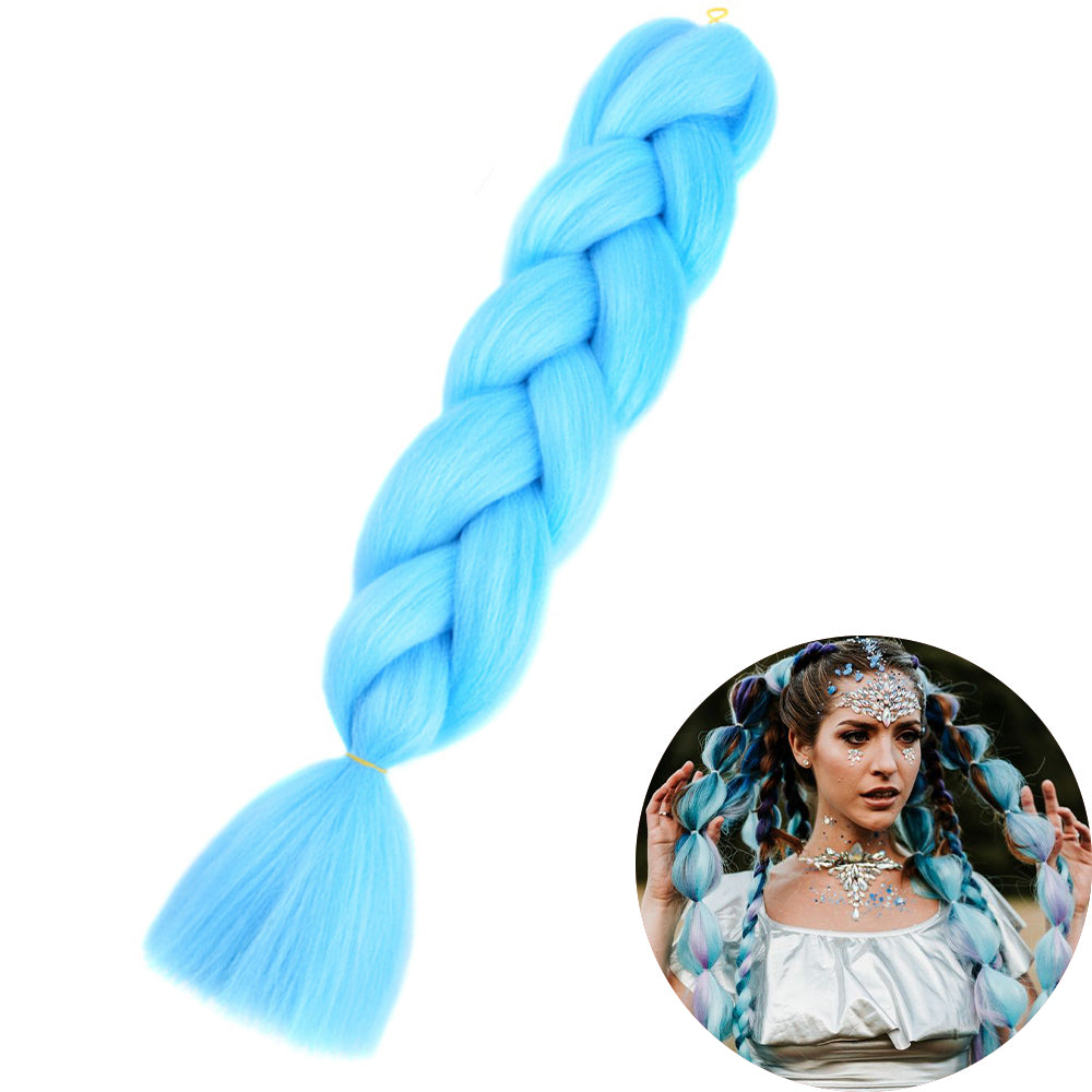 Jumbo Braid Hair Extensions, Ombre Kanekalon Synthetic Yaki Braids for Women, DIY Braiding Hair in Multiple Colors