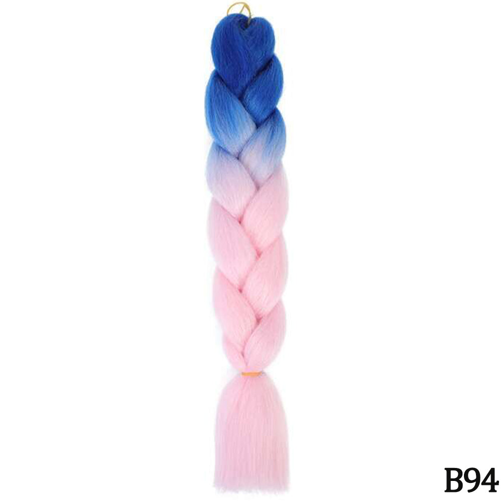 Jumbo Braid Hair Extensions, Ombre Kanekalon Synthetic Yaki Braids for Women, DIY Braiding Hair in Multiple Colors