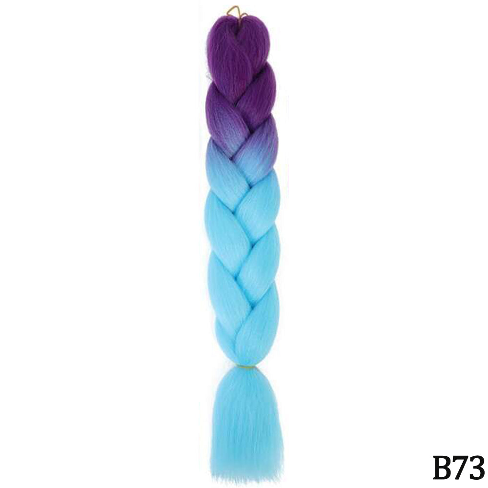 Jumbo Braid Hair Extensions, Ombre Kanekalon Synthetic Yaki Braids for Women, DIY Braiding Hair in Multiple Colors