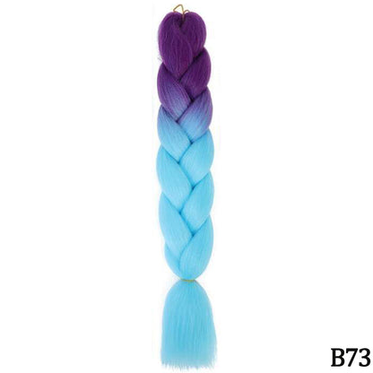 Jumbo Braid Hair Extensions, Ombre Kanekalon Synthetic Yaki Braids for Women, DIY Braiding Hair in Multiple Colors