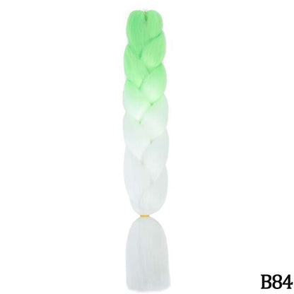 Jumbo Braid Hair Extensions, Ombre Kanekalon Synthetic Yaki Braids for Women, DIY Braiding Hair in Multiple Colors