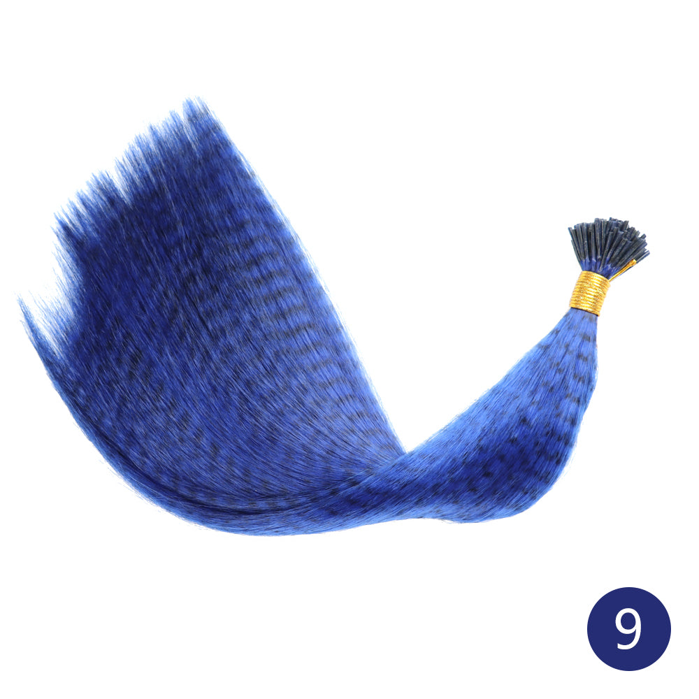 Feather Hair Extension Tip Rainbow Synthetic Hairpiece Fake Feather Hair For Women Kids Styling Or  11