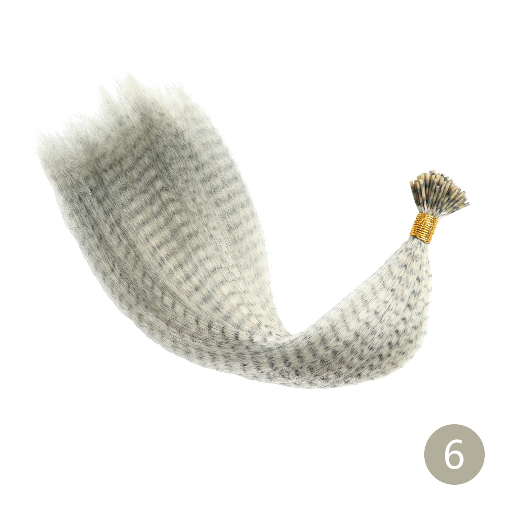 Feather Hair Extension Tip Rainbow Synthetic Hairpiece Fake Feather Hair For Women Kids Styling Or  12