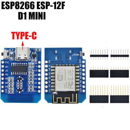 Mini WiFi Development Board V2 TYPEC  Micro USB Compatible With Arduino  NodeMCU Diy Kit 3