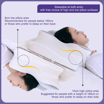 Butterfly Memory Foam Pillow Relaxing Cervical Slow Rebound Neck Pillow Orthopedic Pain Relief Bedd 3
