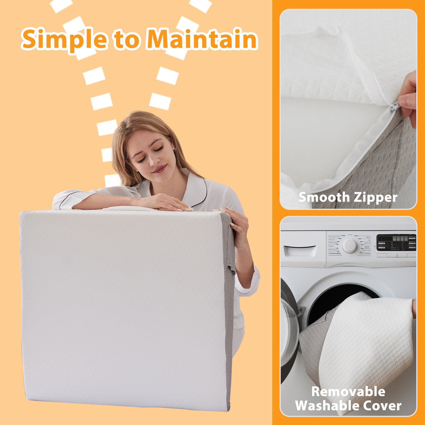 Ultimate Memory Foam Wedge Pillow Enhanced Sleep Support For Surgery Recovery Ideal Leg Elevation   4