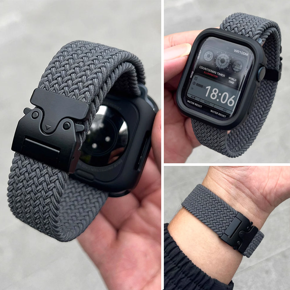 Braided Parachute Straps for Apple Watch Band Ultra Correa iWatch Series Compatible Replacement