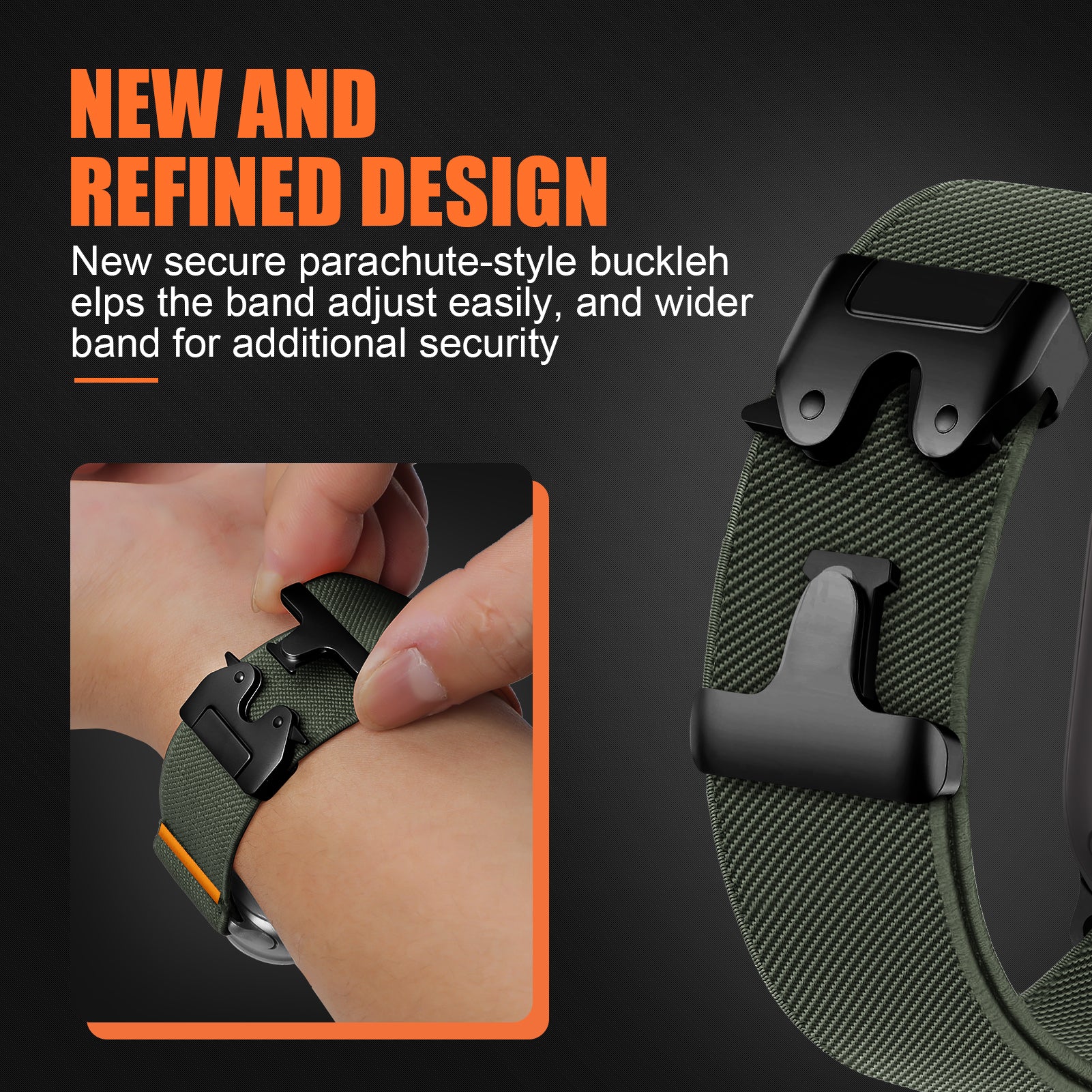 Parachute Strap For Apple Watch Band Compatible With Ultra  Series Watch Correa 2
