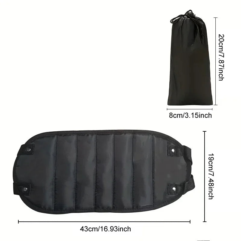 Airplane Footrest Travel Hammock, Portable Foot Hanger & Leg Support for Flights, Office, Train & Car, Comfort for Men