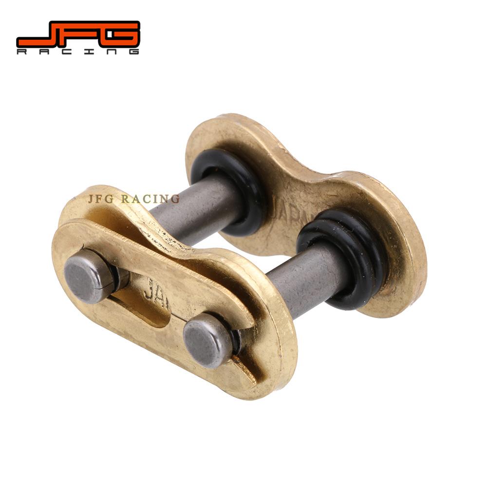 Motorcycle Chain Connector Link, Heavy Chain Buckle Master Joint with O-Ring Lock, Durable Replacement Chain Parts